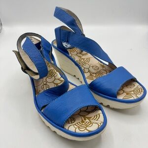 Fly London Yesk, Mousse. Smurf Blue, Size 38